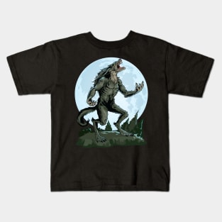 The Howling Werewolf Kids T-Shirt